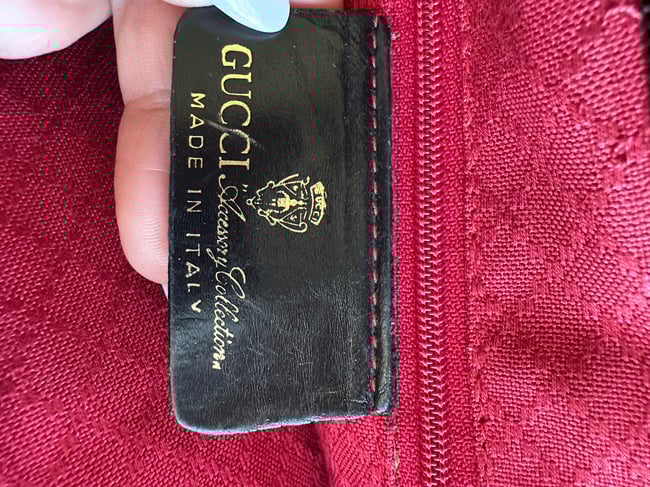 1970s authentic GUCCI noir bag