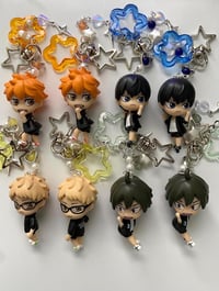 Image 1 of haikyuu mini keychains
