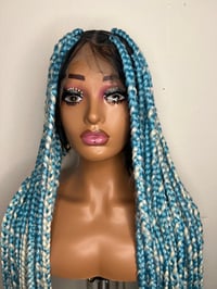 Image 2 of Full Lace Braided Box Braid Wig Knotless Wig, 