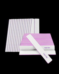 100/180 Grit Dual Sided Nail Files 18Pc
