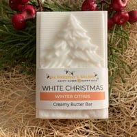 Image 3 of White Christmas Creamy Butter Soap- Winter Citrus