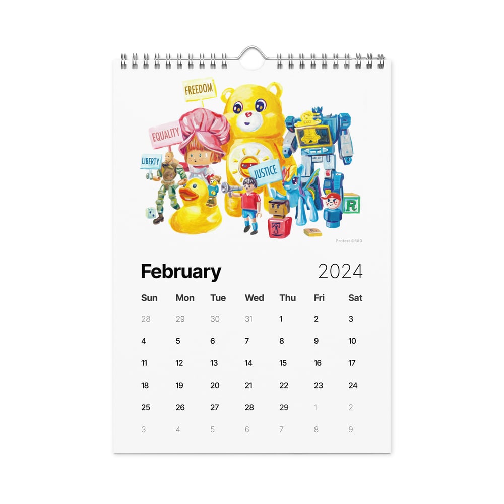 Toyland Wars Wall calendar (2024)