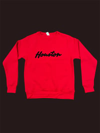 Image of Houston Crewneck (red/black)