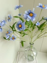 Image 2 of Pale Blue Scabiosa Stems ( 6 included )