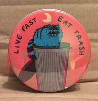 Live Fast Eat Trash Magnet