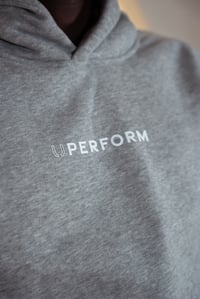 Image 5 of UPerform Oversize Hoodie-  Grey Core Marl