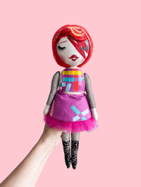 Image 4 of BOWIE INSPIRED MEDIUM ART DOLL 1