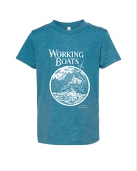 Image 3 of Working boats kids hoodie and t-shirt