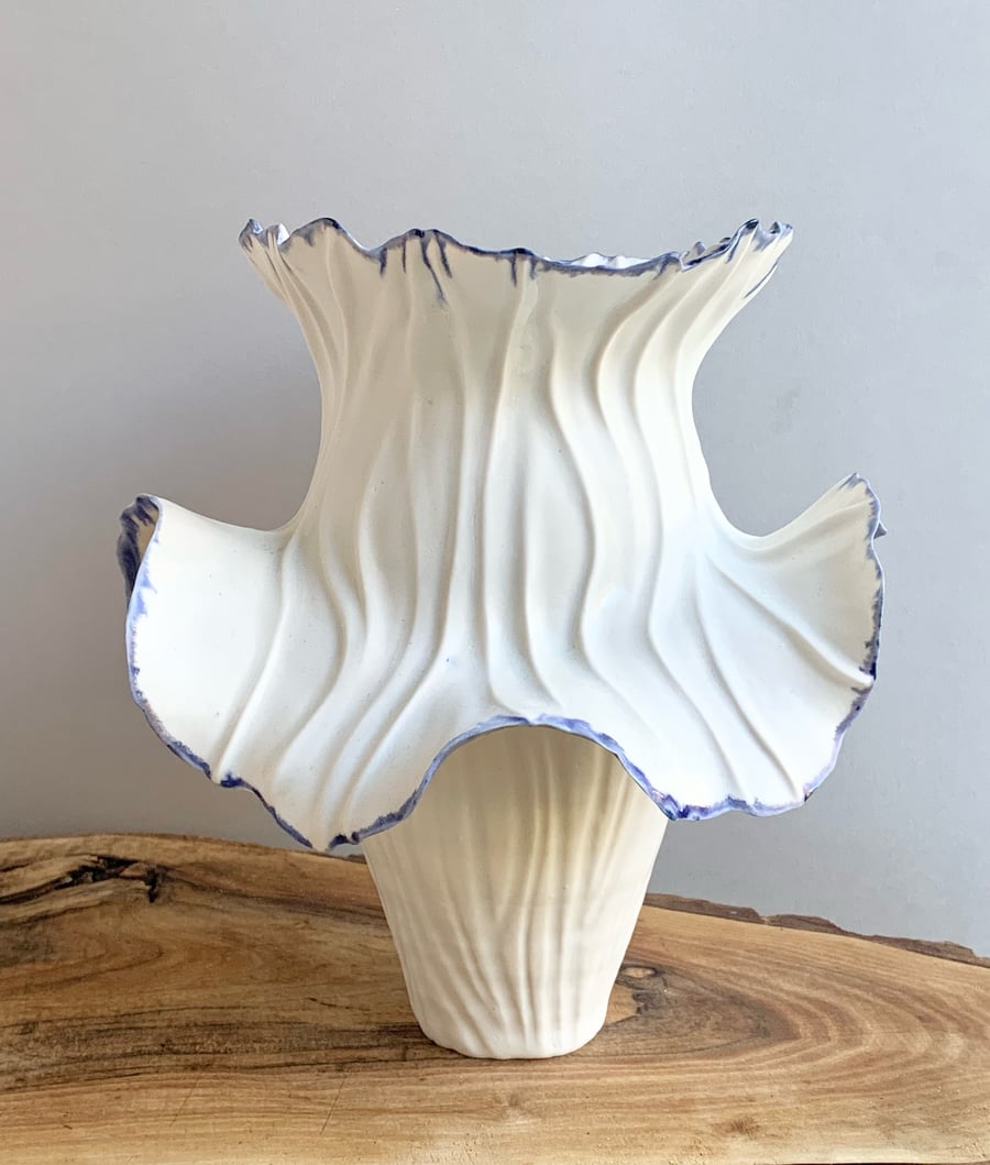Image of Porcelain Seaflower Sculpture 