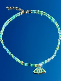 Image 1 of Sage Moth Necklace
