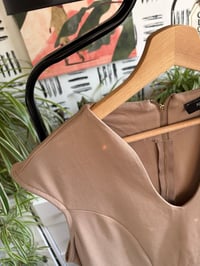 Image 2 of Tan zipper back dress