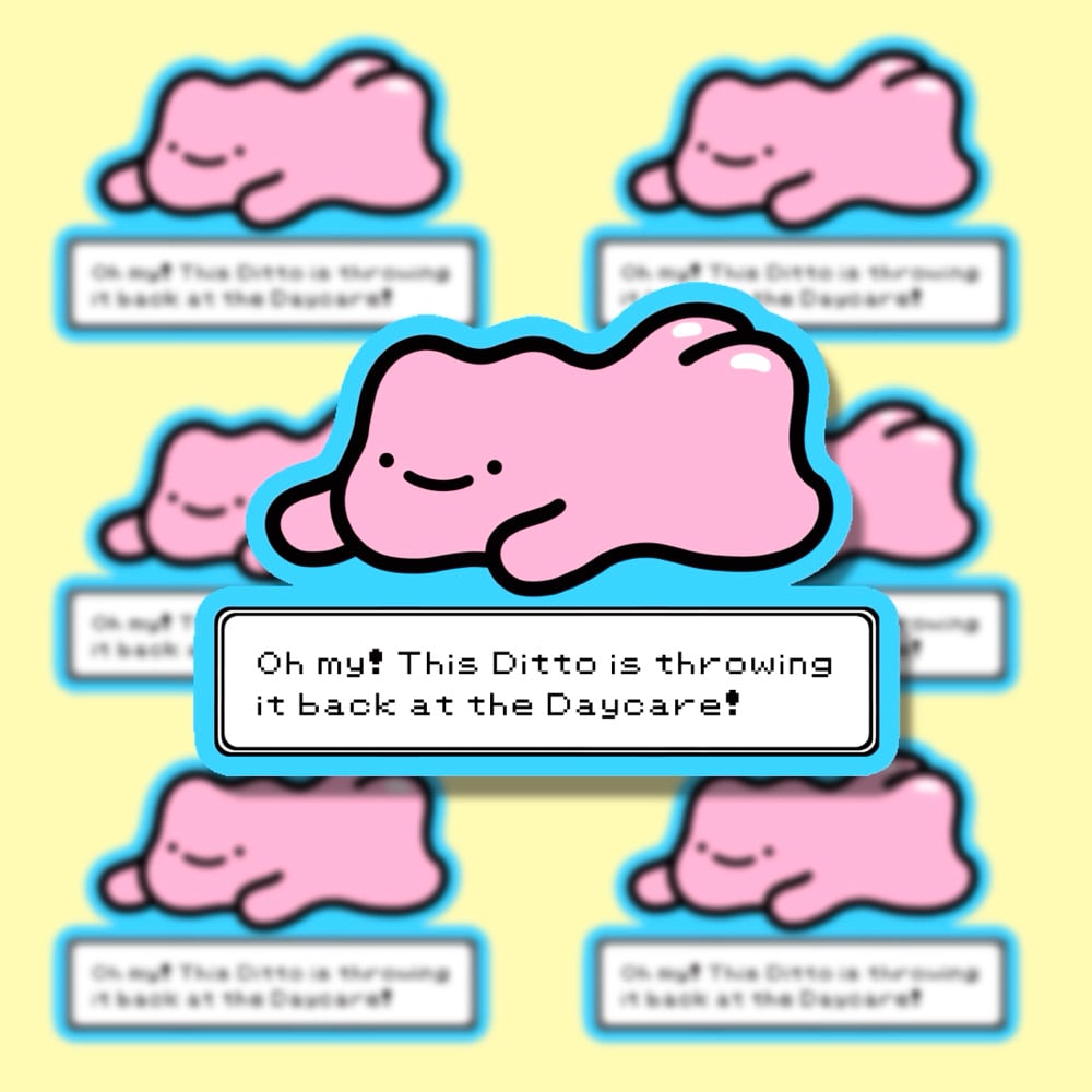Daycare Ditto Vinyl Sticker | Wasabi darling