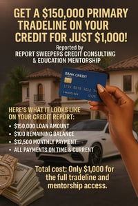 📈💳💵🚗🏡PRIMARY TRADELINES **AUTO LEASE-CREDIT CARD-INSTALLMENT LOANS**