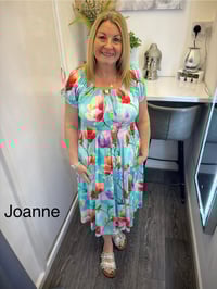 Joanne - Bardot Midi Dress