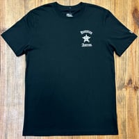 Image 2 of New Era Los Astros Black Tee Skull back Hit 