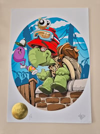 Image 1 of Taking the load off Limited Edition Run. A4 Numbered Signed and Stamped