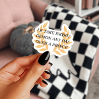 Image 3 of K.M Moronova | Sticker Bundle | Once upon a Demons Heart | Cruel Fates Duet | Bookish Stickers
