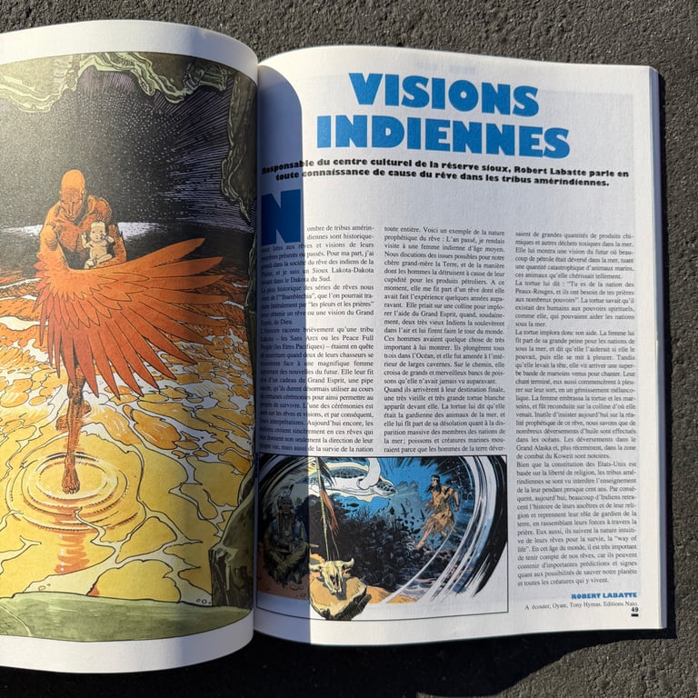 (A Suivre) Hors-Série: Silence, on rêve by Moebius Image 4