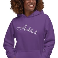 Image 17 of Architect Embroidered Unisex Hoodie Large