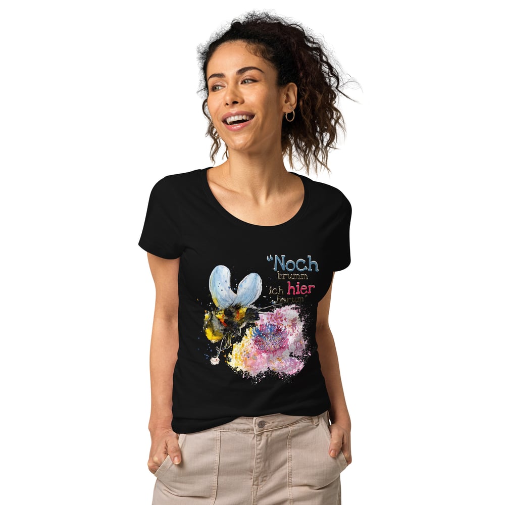 Image of Queen Bumblebee - Noch Hier. Women’s basic organic t-shirt