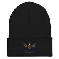 Image 1 of BOSSFITTED Navy and Gold Logo Skully