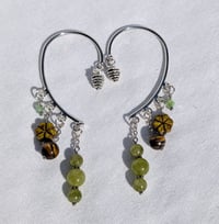 Forest Moss Ear Cuffs