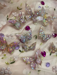 Image 4 of Crystal butterflies and flowers 