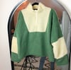 PRE MADE Sage Green Faux Fur Jumper 