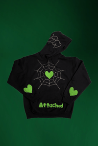 Image 2 of LGM “Love You 2 Death” Hoodie (Green) 