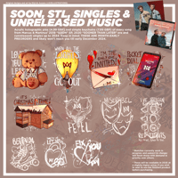 Image 3 of Song Specific pins/keychains (M&M)