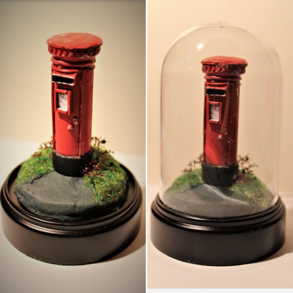 Miniature post box dioramas | Time Capsule Scratch Builder