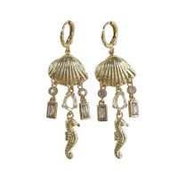Gold Shell Dangles 4