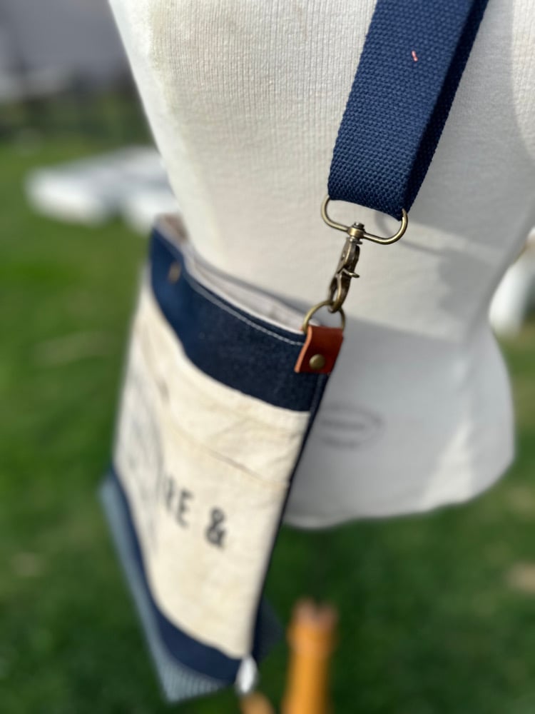Image of Vintage Hardware Store Nail Apron Bag Crossbody