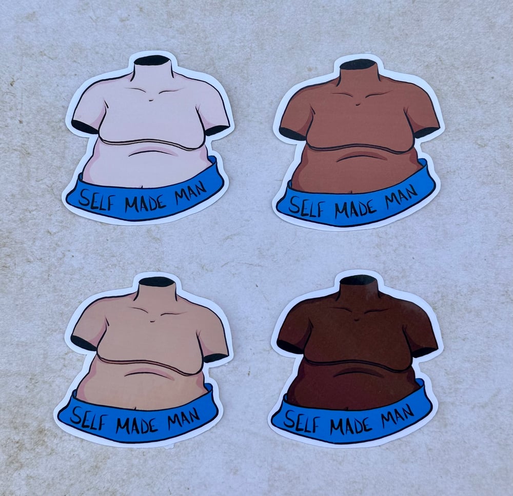 Self Made Man Stickers