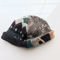 Image 6 of Shallow Fit Upcycled Reversible Beanie–4