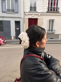 Image 3 of Gros chouchou pastel/perles étoiles