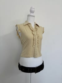 Image 1 of 00s Cream shirt // S