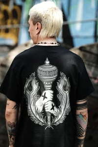Image 4 of SPIRITUAL STRAIGHT EDGE /Shirt (Black/Silver)