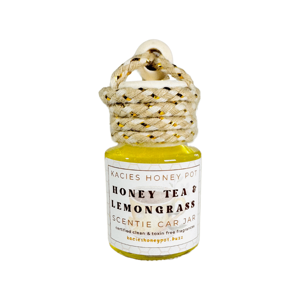 Image of Honey tea & Lemongrass Scentie Car Jar