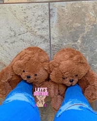 Image 3 of Teddy Bear Slippers 