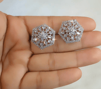 Image 1 of Sia-American Diamond Studs Copy