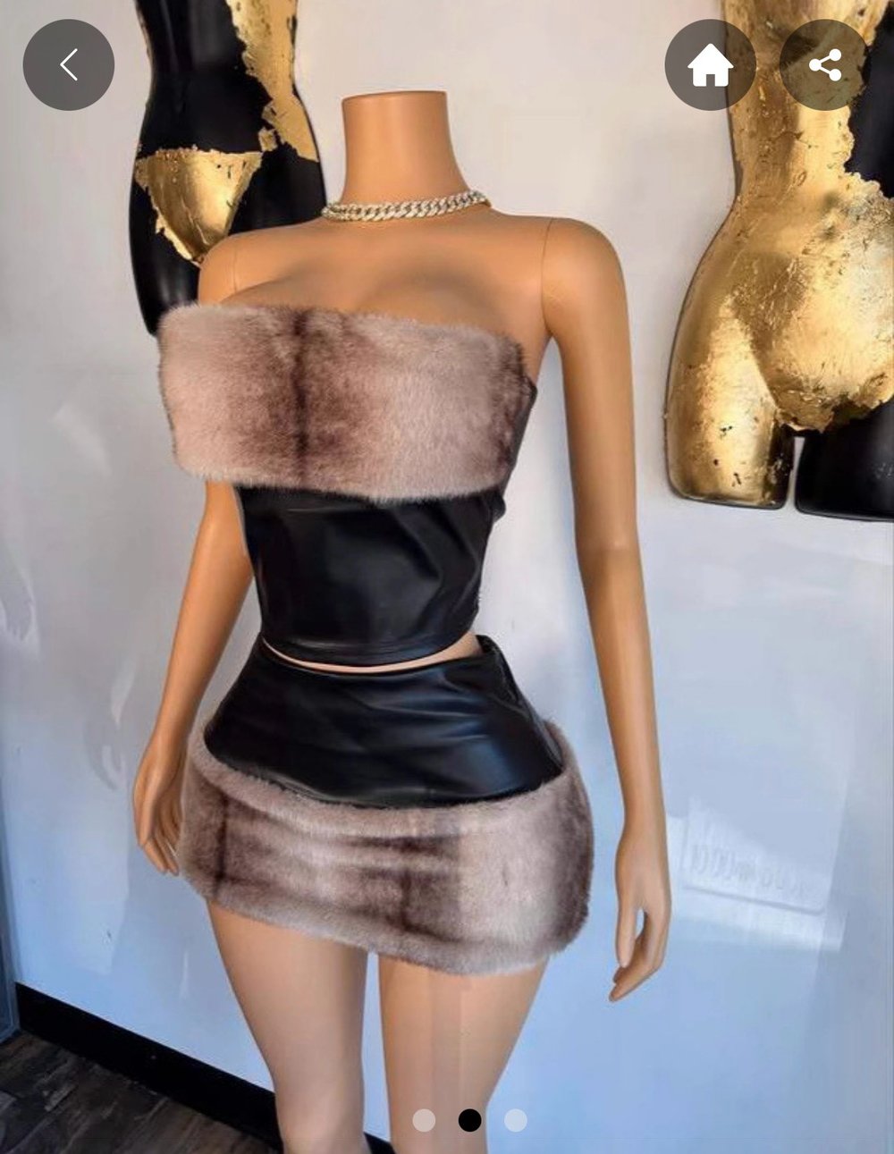 Image of Raw Edge Mini Dress