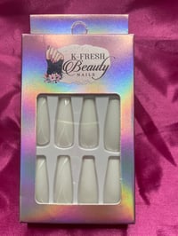 Image 1 of Nails - Long (White)