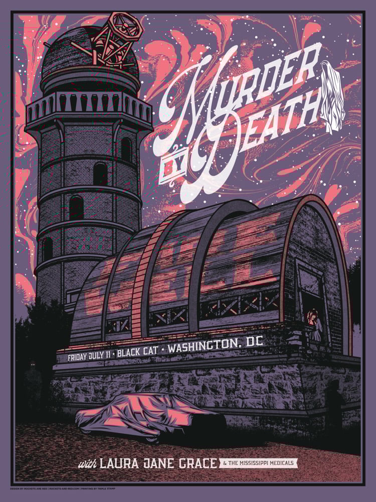 Image of Murder By Death - Pink