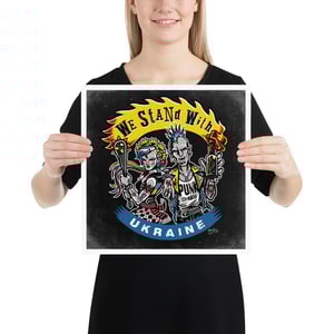 Image of Punks for Ukraine Poster by Mad Twins