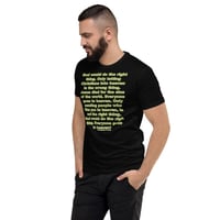 Image 3 of God Would Do The Right Thing Fitted Short Sleeve T-shirt