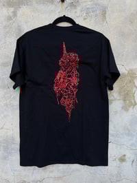Image 2 of black and red shirt 