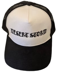 Desert Storm Embroidered Trucker Cap