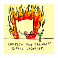 Image 1 of Bubble-free stickers CPTSD