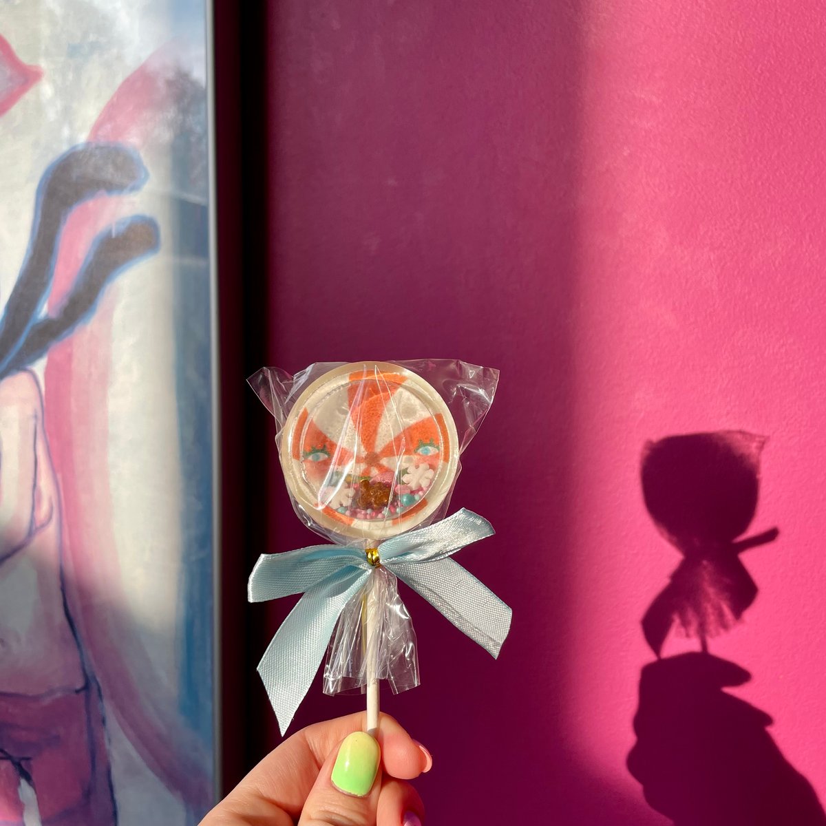 Image of Peppermint Baby as Real Lollipop
